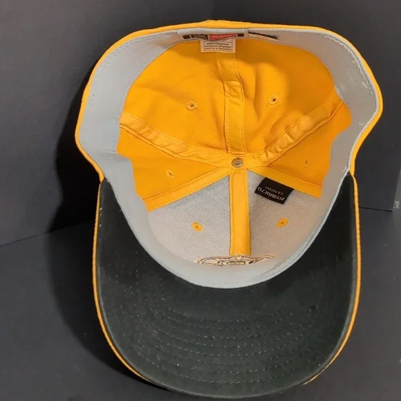 Reebok Fitmax 70,NHL Boston Bruins Men's Yellow Fitted Hat,S/M. - Picture 6 of 9